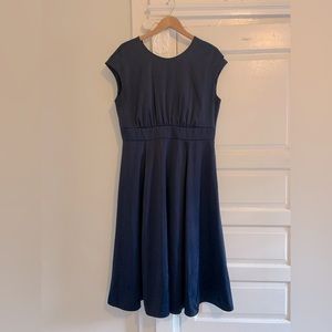 Gal Meets Glam Navy Julia Dress